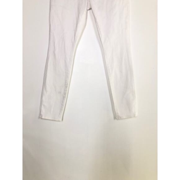 Good American Good Legs Skinny Jeans Mid Rise White Wash Denim NWT Size 10 - Picture 7 of 14